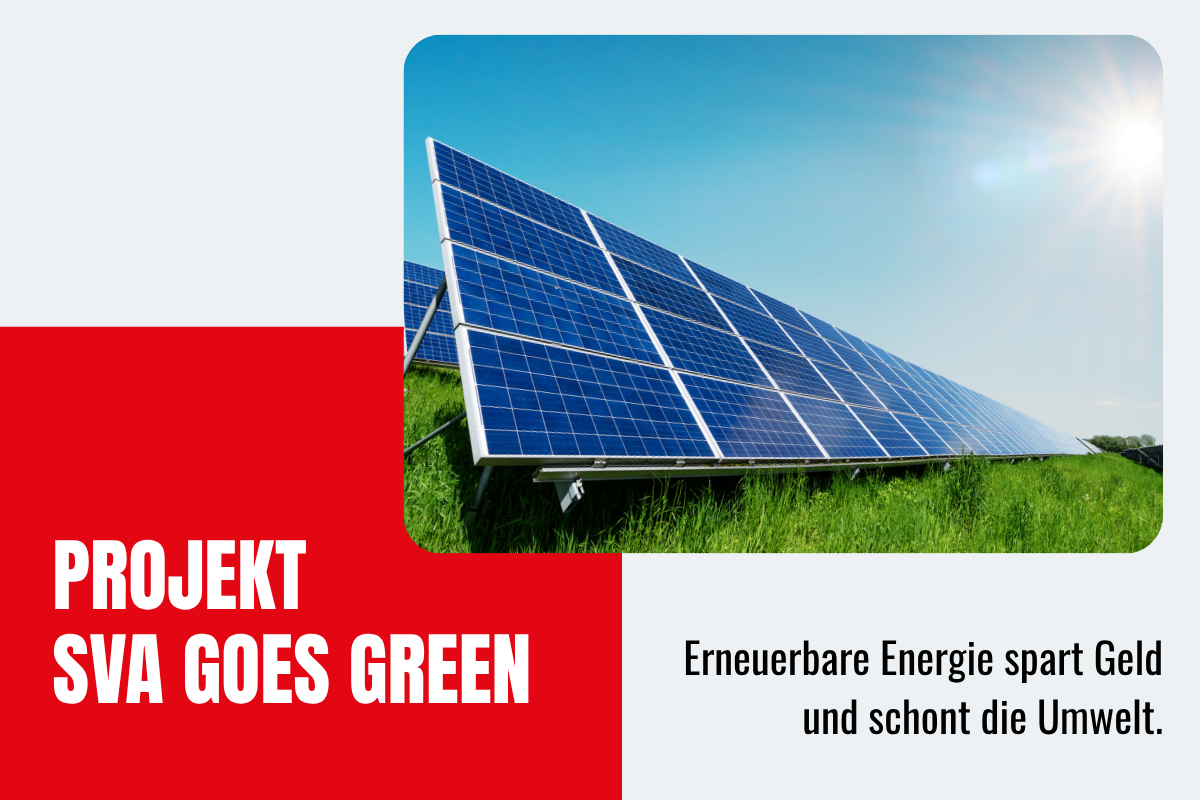 Solarpanele auf grünem Rasen